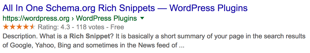 rich snippet google seeps
