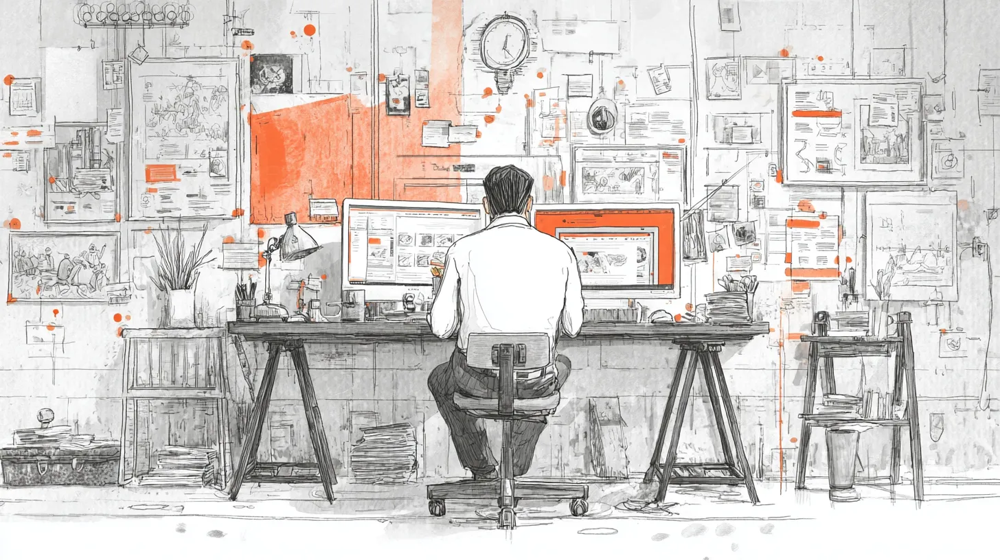 Illustration du travail concret nécessaire pour construire une autorité thématique reconnue par les IA.