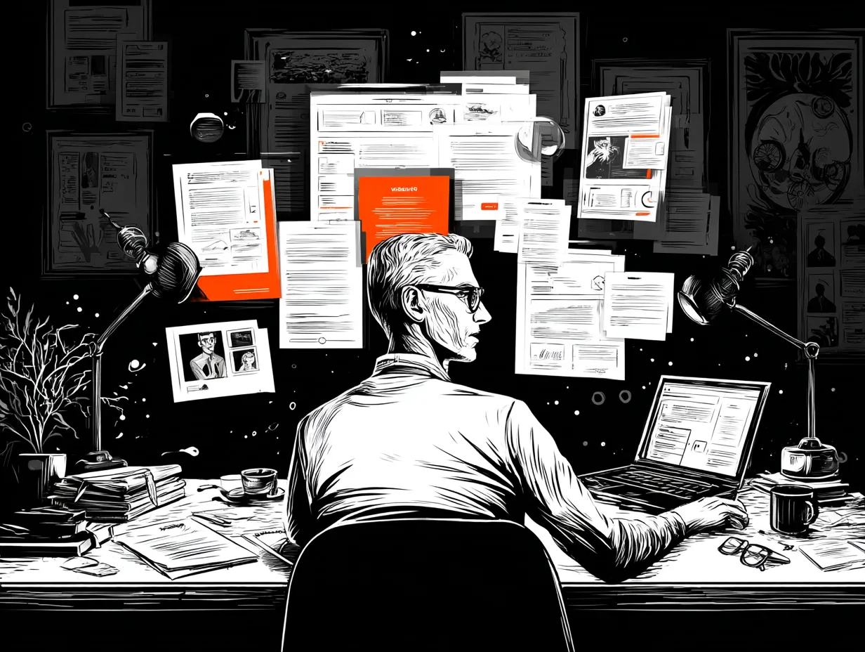 Illustration éditoriale sur les arbitrages concrets à faire pour gagner en visibilité sur ChatGPT et les IA.