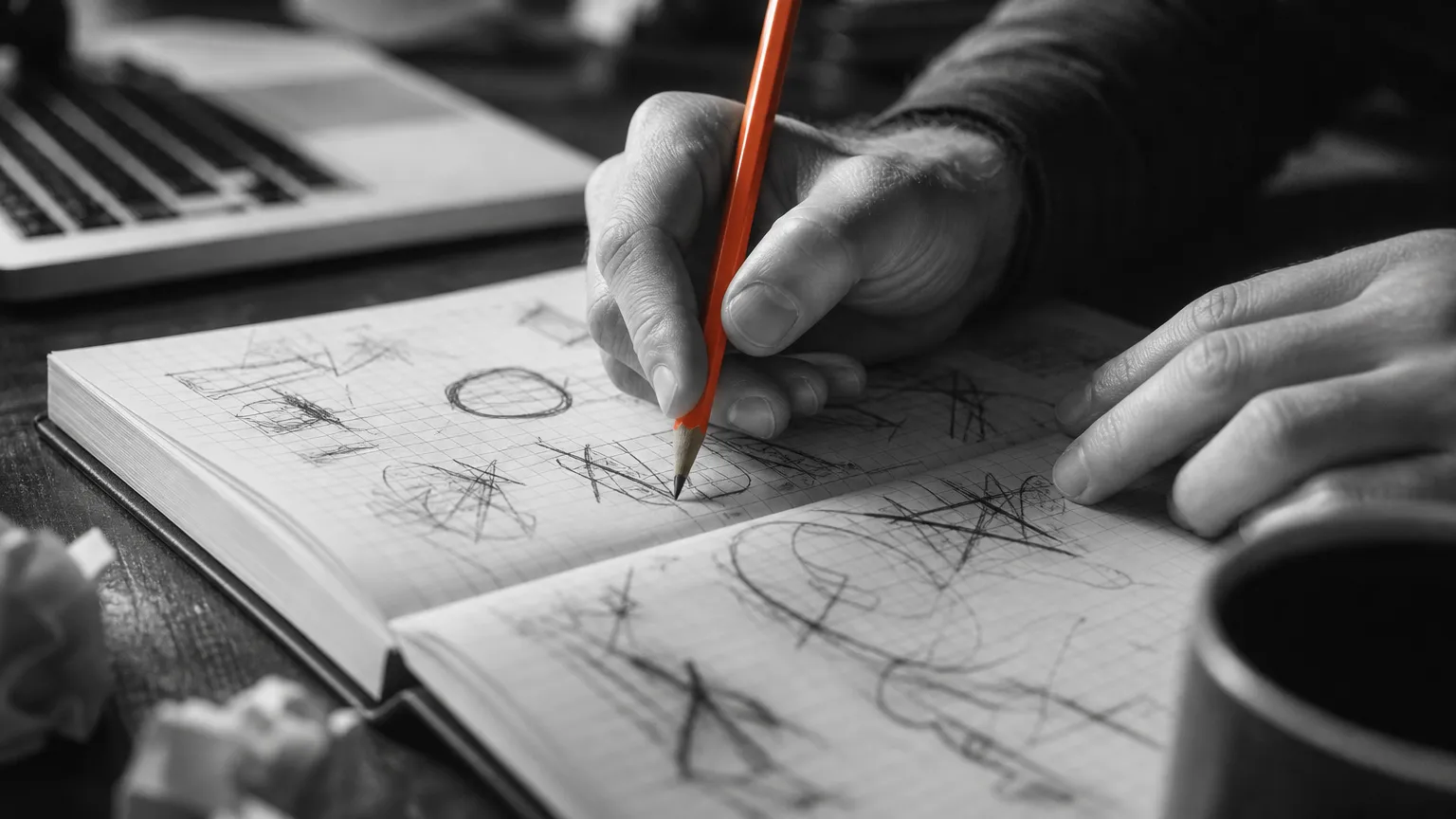 Le brouillon et l'effort comme étapes de l'expérience humaine