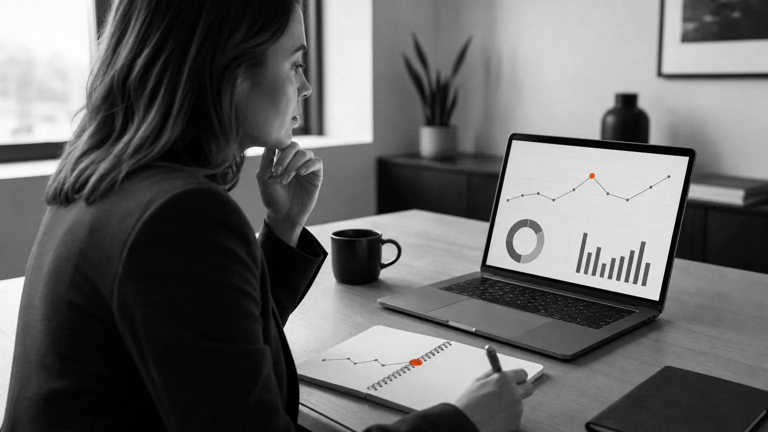Responsable marketing mesurant la visibilité IA Search Console
